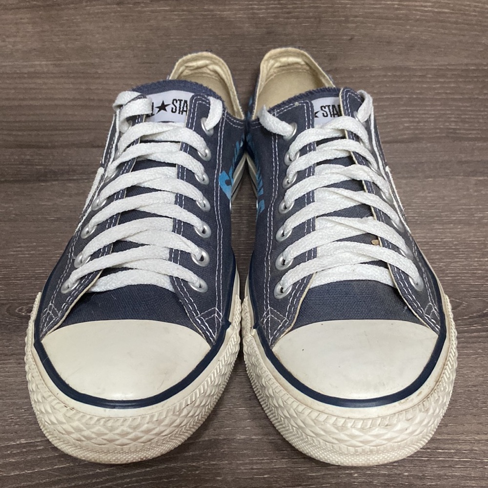 Seattle Seahawks Converse All Star Mens Size 9 Shoes Custom Low Top Blue Sneaker - Picture 5 of 7